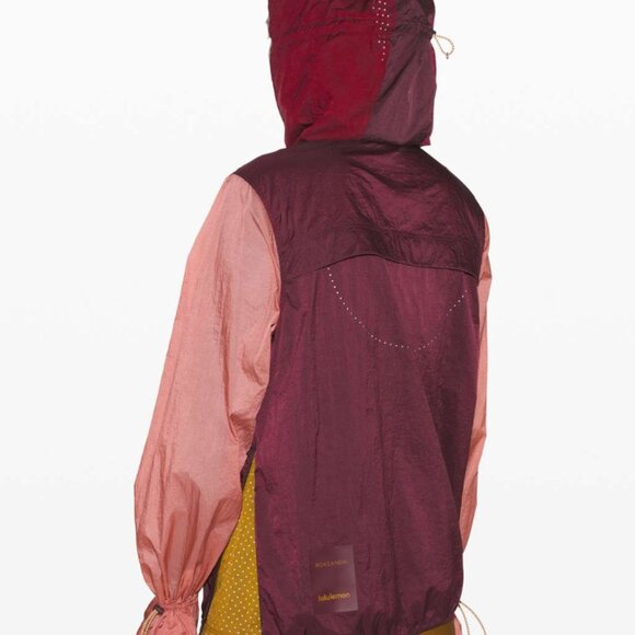 Rare! Lululemon Garnet / Coral / Break New Ground 1/2 Zip *Roksanda | Size XS - Picture 4 of 11